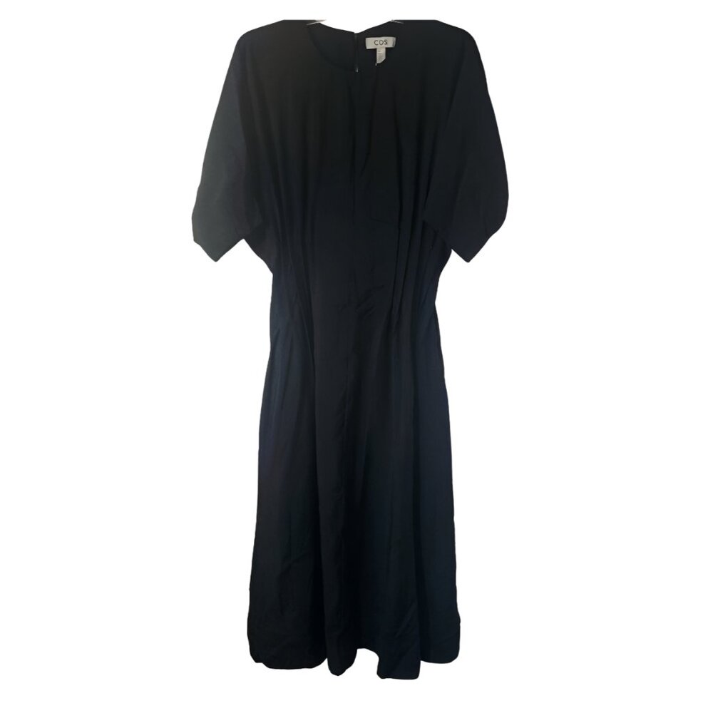 COS NWT SOLID BLACK DRESS sz 8 $135